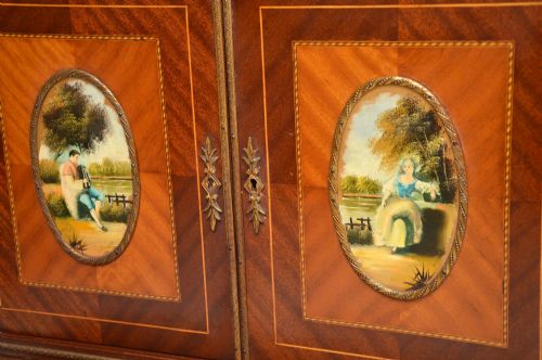 ANTIQUE FRENCH ORMOLU MOUNTED ESCRITOIRE DESK - ADDITIONAL PHOTO 2