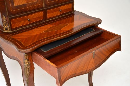 ANTIQUE FRENCH ORMOLU MOUNTED ESCRITOIRE DESK - ADDITIONAL PHOTO 4