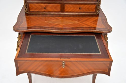 ANTIQUE FRENCH ORMOLU MOUNTED ESCRITOIRE DESK - ADDITIONAL PHOTO 7