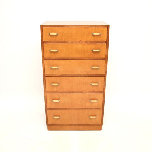 ART DECO SATINWOOD AND WALNUT CHEST OF DRAWERS - ADDITIONAL PHOTO 8