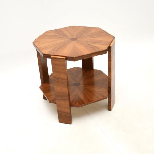 Art Deco Walnut Occasional Coffee / Side Table
