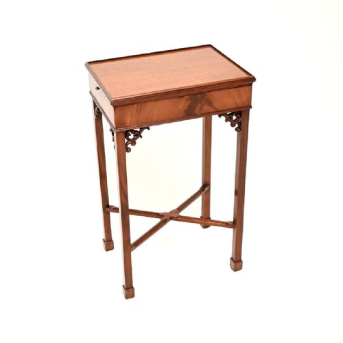 Antique Mahogany Occasional Side Table
