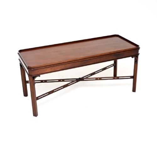 Antique Georgian Style Mahogany Coffee Table
