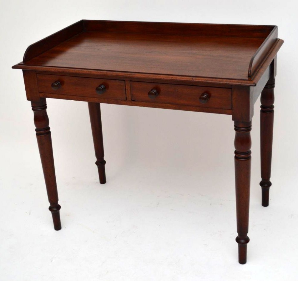 Antique Victorian Mahogany Writing Table/Dressing or Side Table