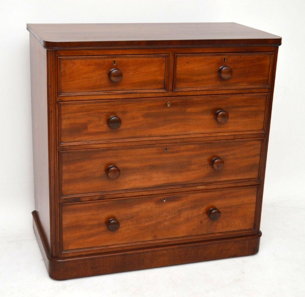Antique Victorian Mahogany Chest of Drawers