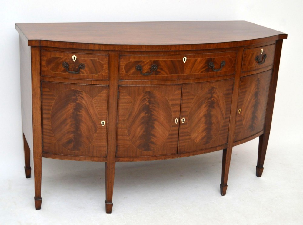 Antique Inlaid Mahogany Sideboard