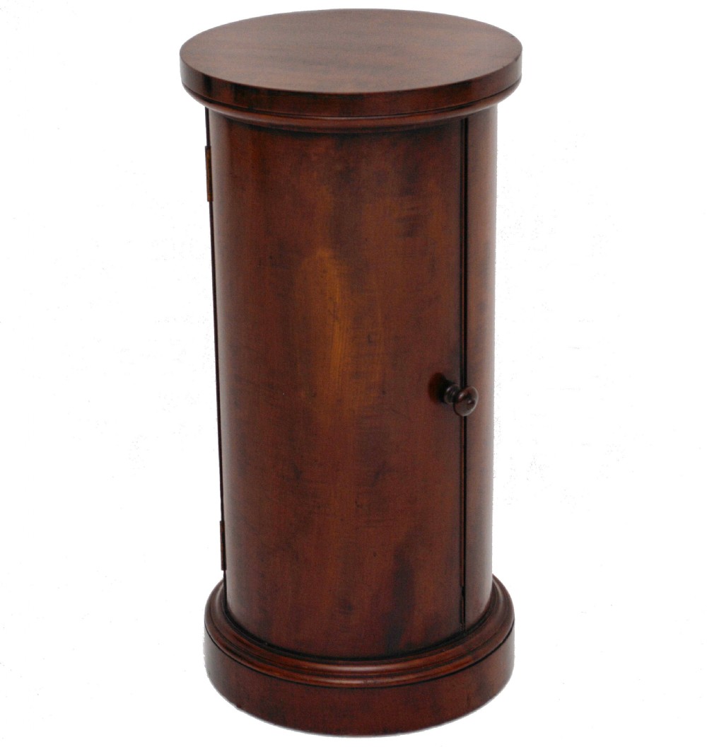 Antique Victorian Mahogany Round Pot Cupboard