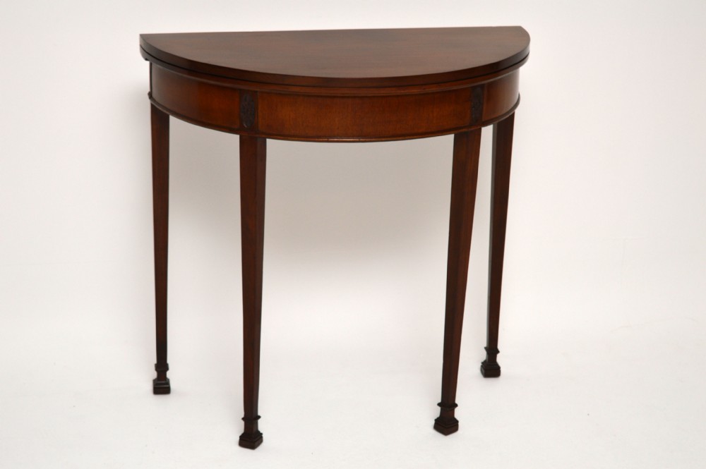 Antique Edwardian Mahogany Card Table