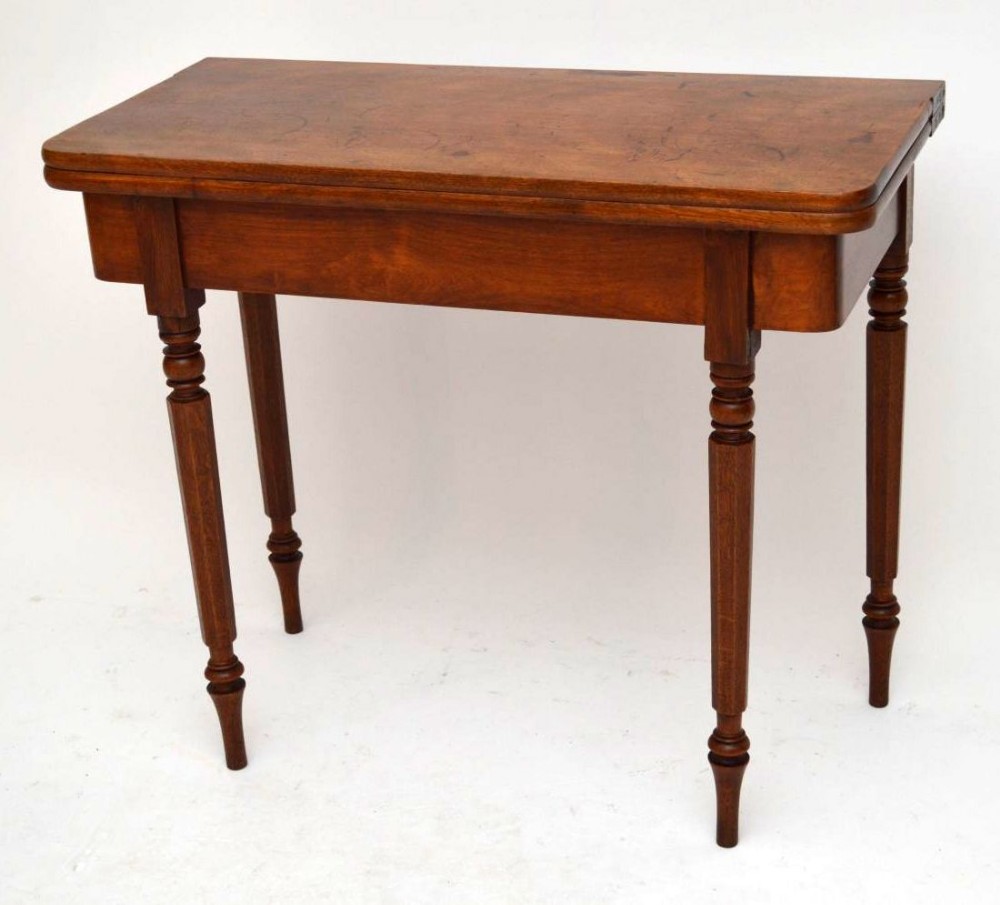 Antique Early Victorian Mahogany Tea Table