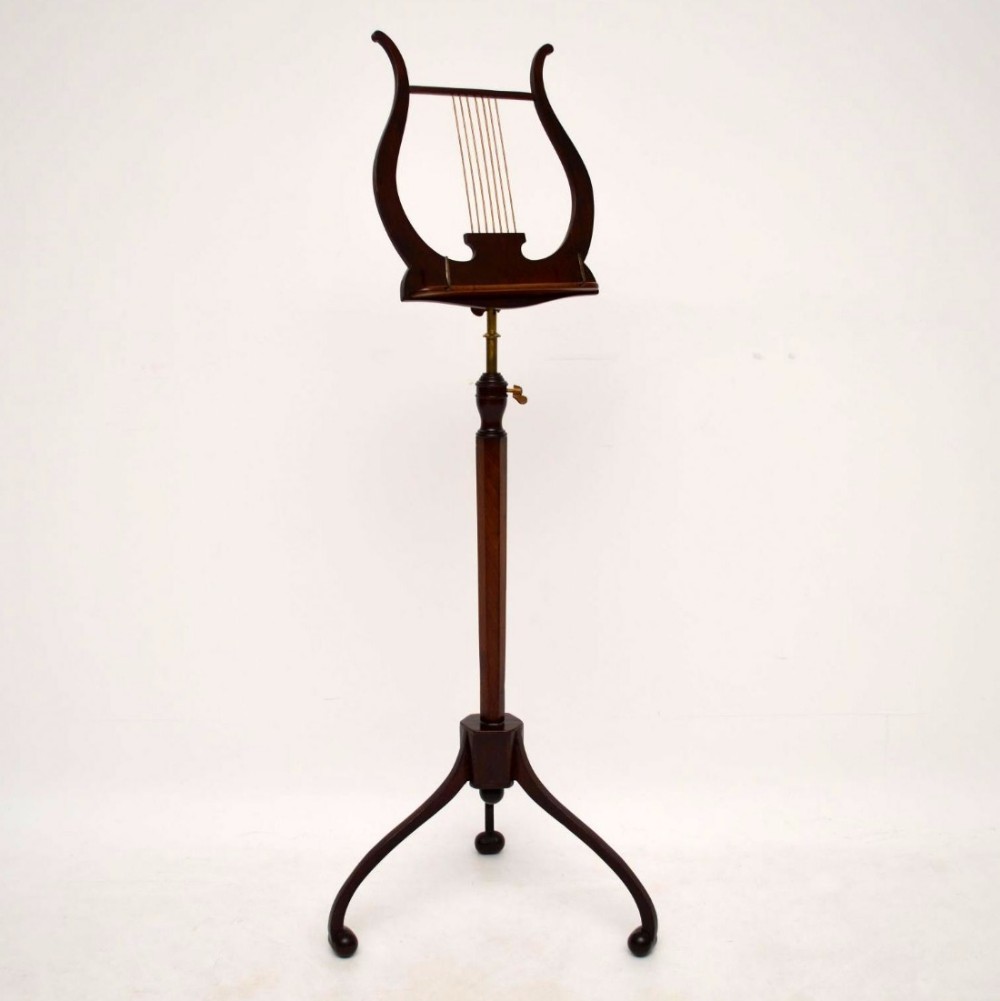 Antique Regency Mahogany Music Stand