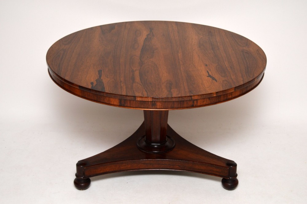 Antique William IV Rosewood Circular Dining Table