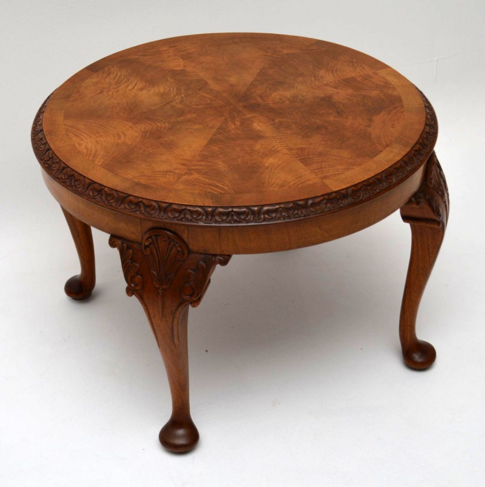 Antique Figured Walnut Coffee Table