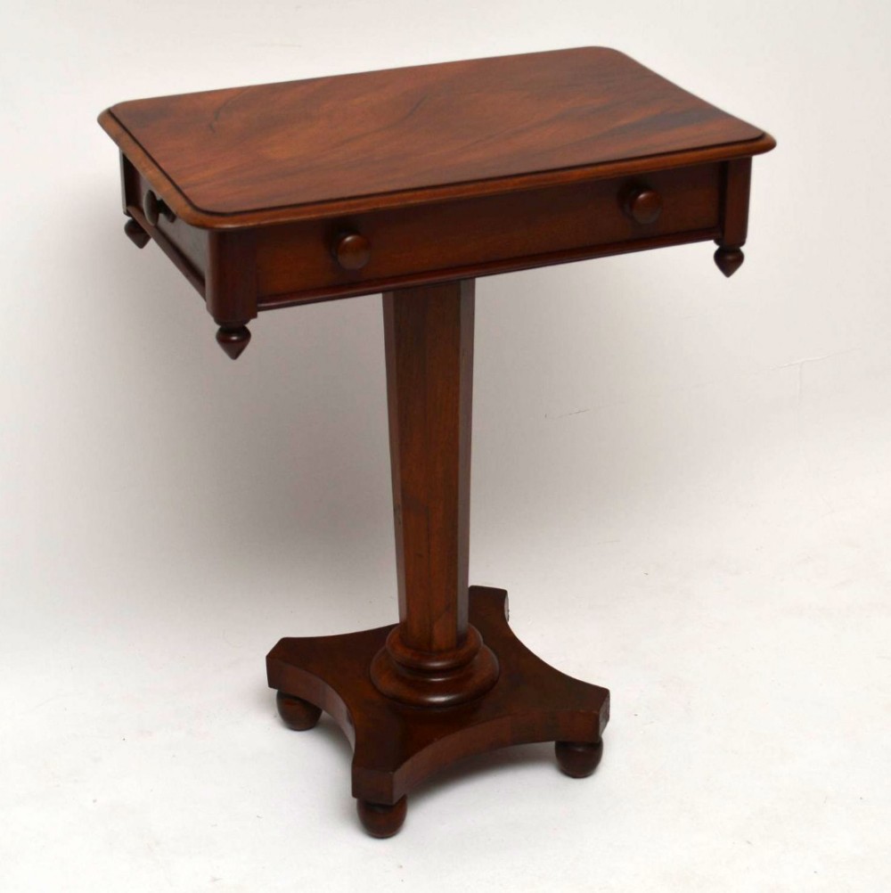 Antique William IV Mahogany Side Table 