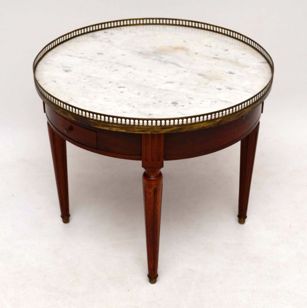 Antique French Marble Top Coffee Table