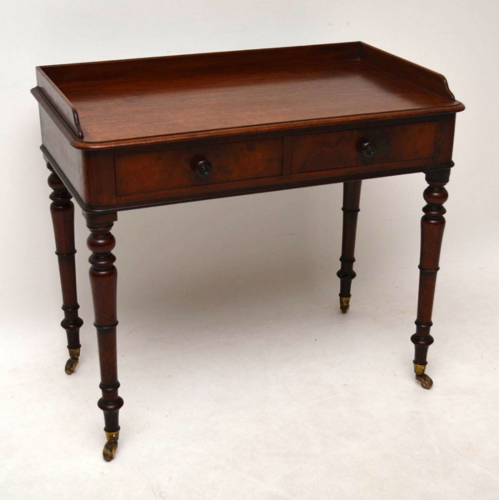 Antique Early Victorian Mahogany Writing Desk