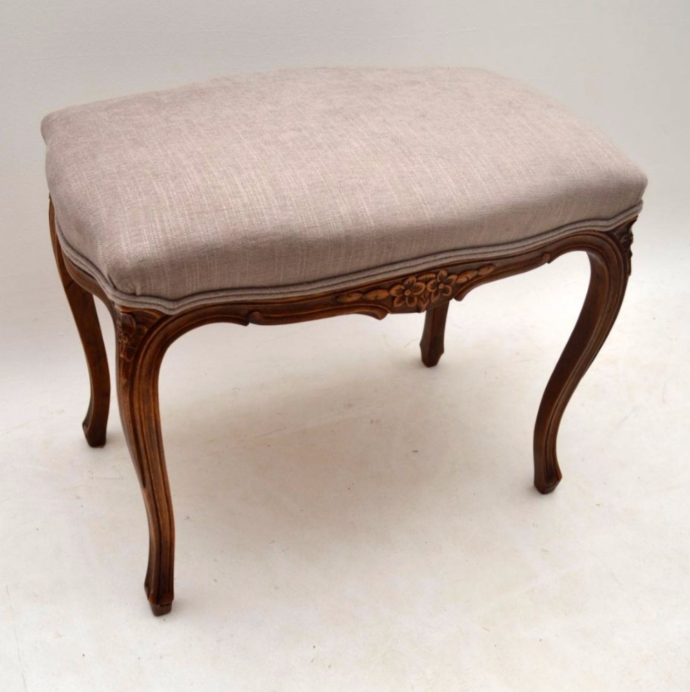 Antique French Walnut Upholstered Stool

Antique French Walnut Upholstered Stool
