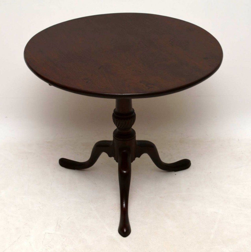 Antique Georgian Mahogany Snap Top Table