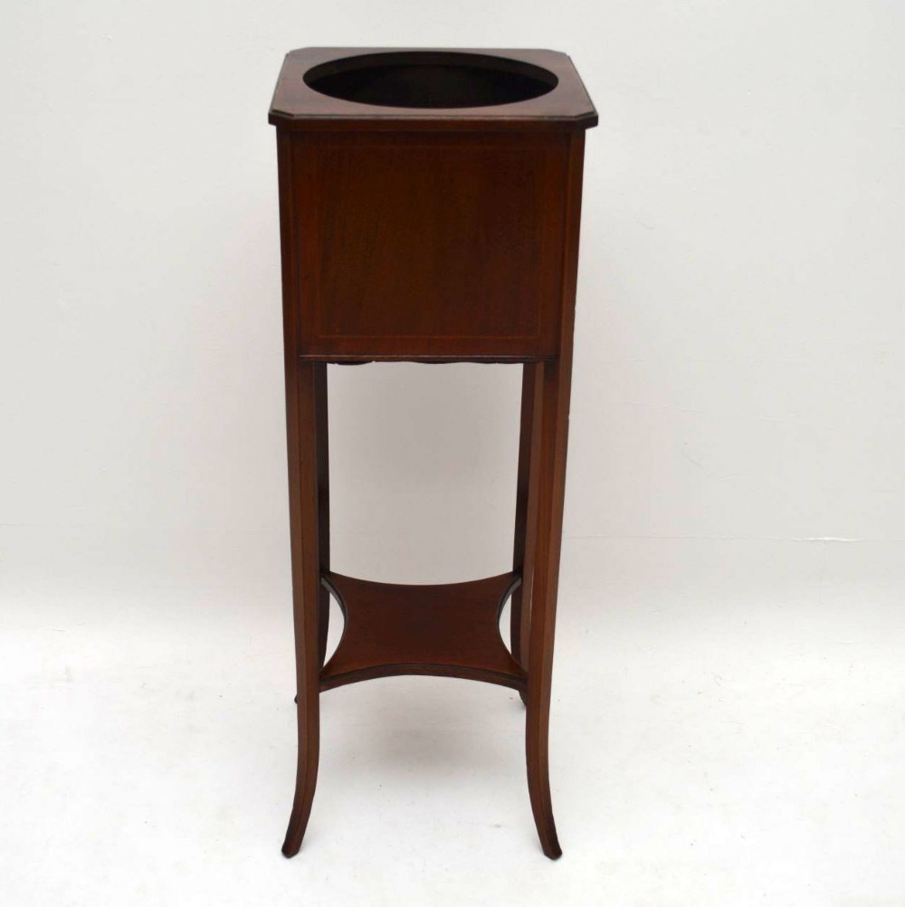 Antique Edwardian Mahogany Plant Stand