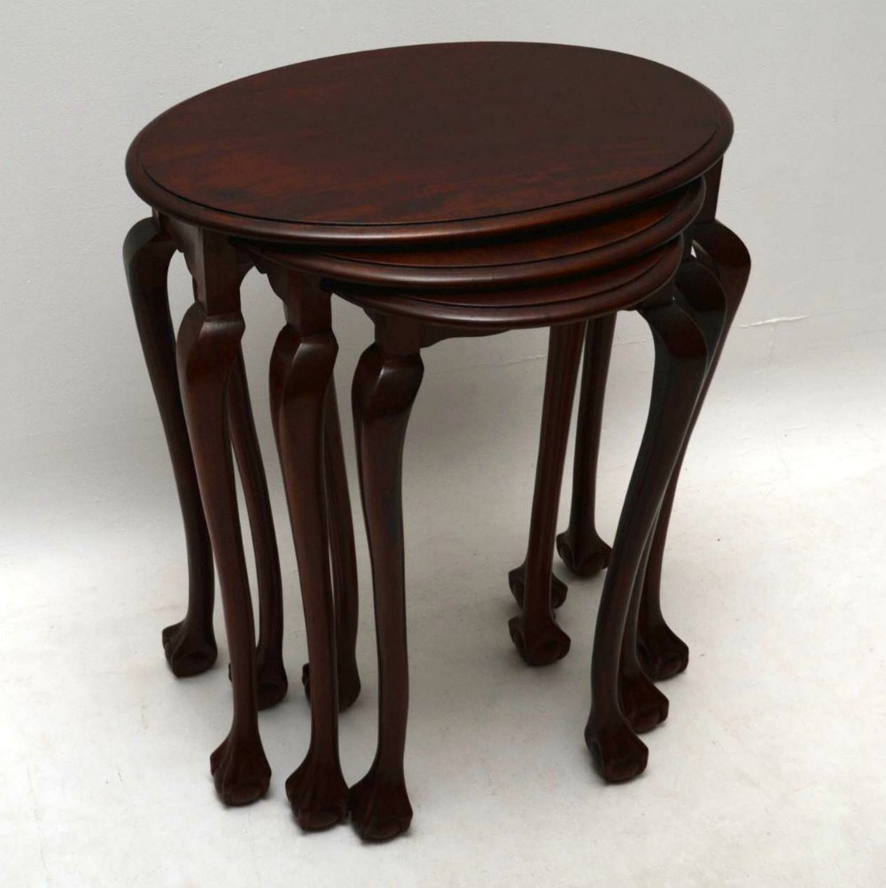Antique Mahogany Nest of Tables