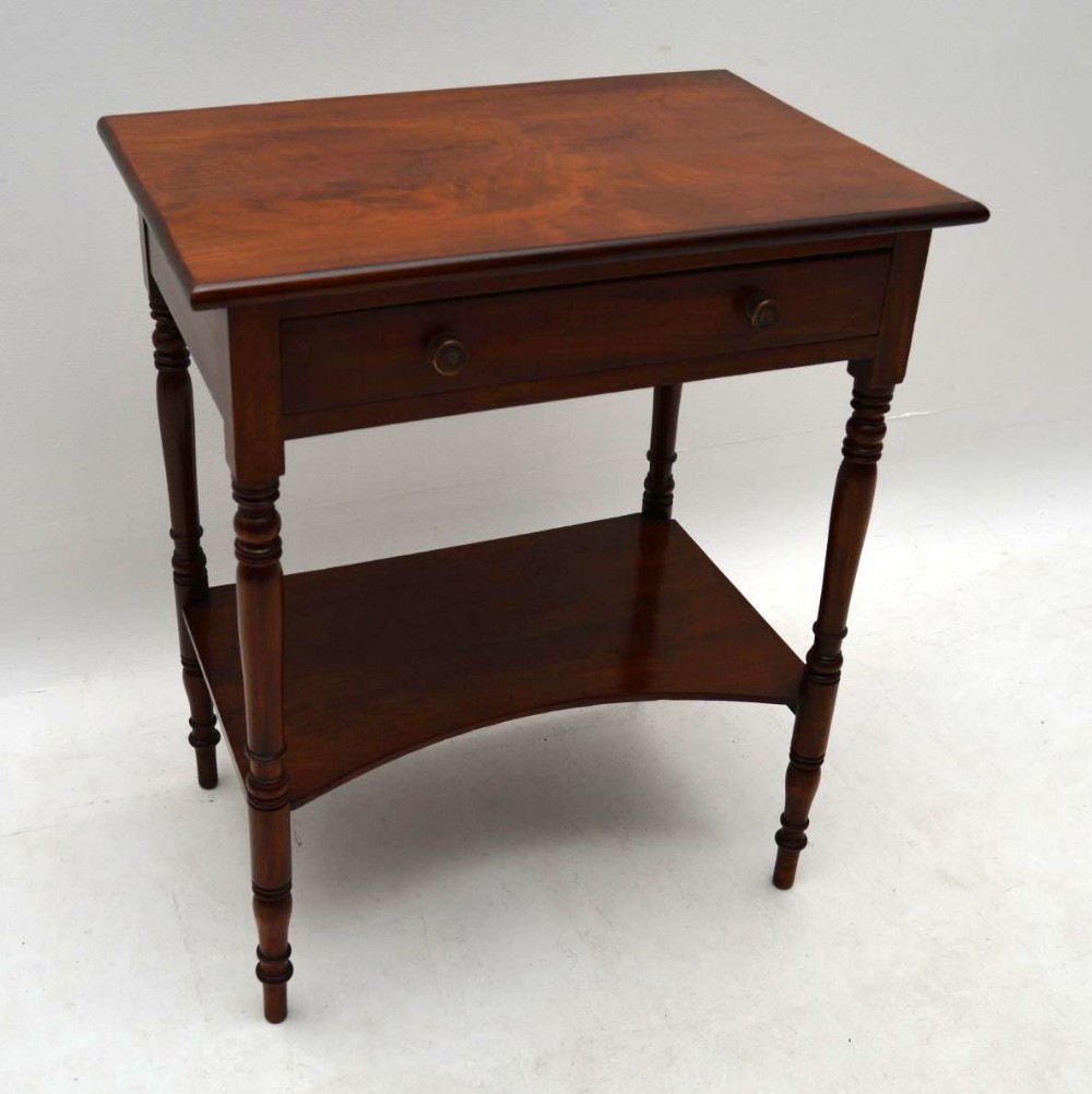 Antique Victorian Mahogany Side Table