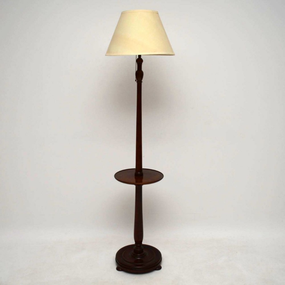 Antique Victorian Mahogany Lamp Stand