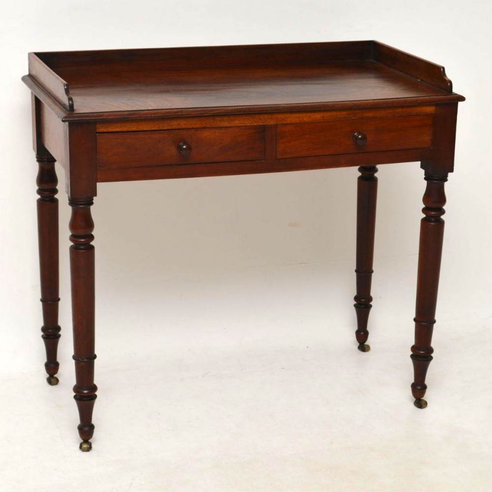 Antique Victorian Mahogany Writing Table