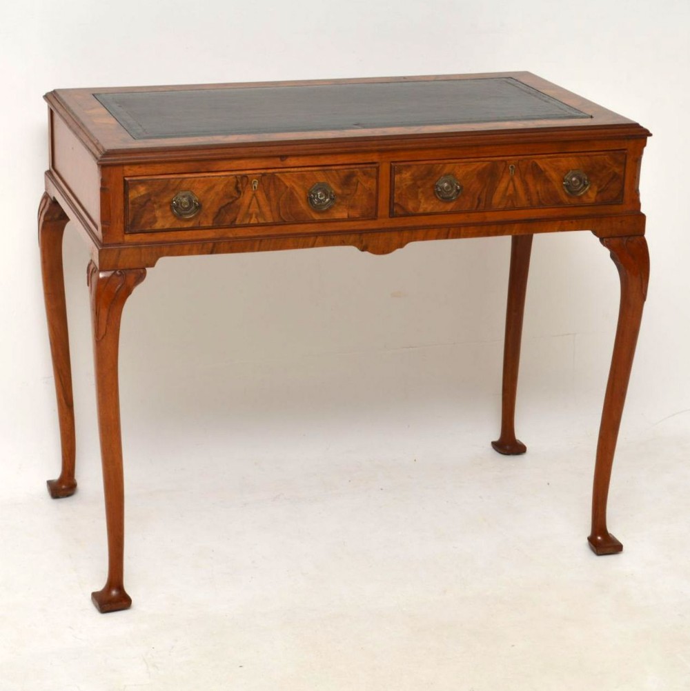 Antique Burr Walnut Writing Table