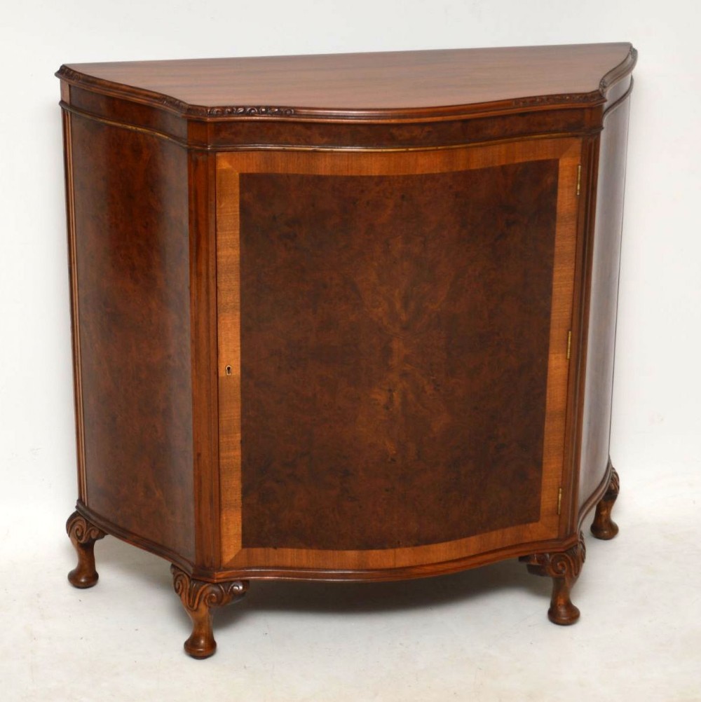 Antique Burr Walnut Cabinet 