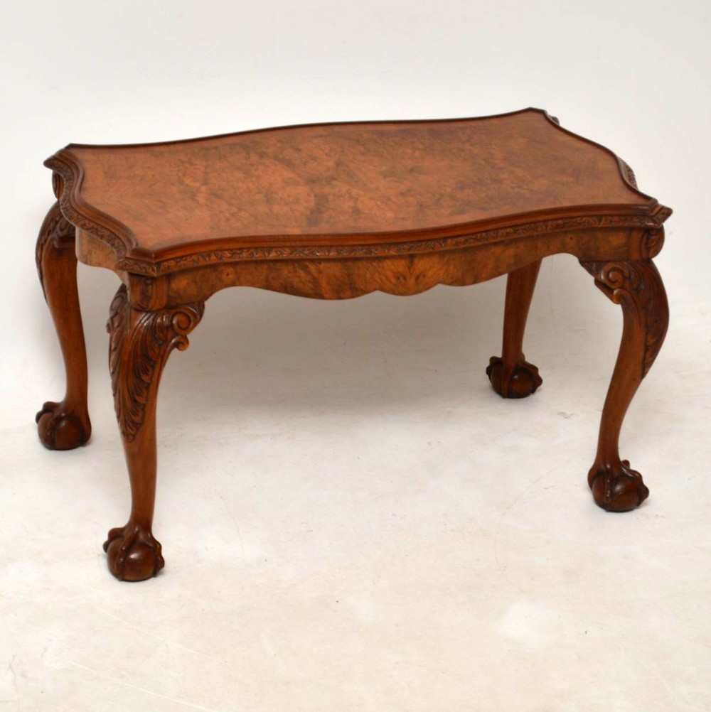 Antique Burr Walnut Coffee Table