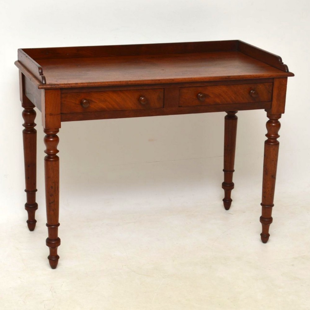 Antique Victorian Mahogany Writing Table 