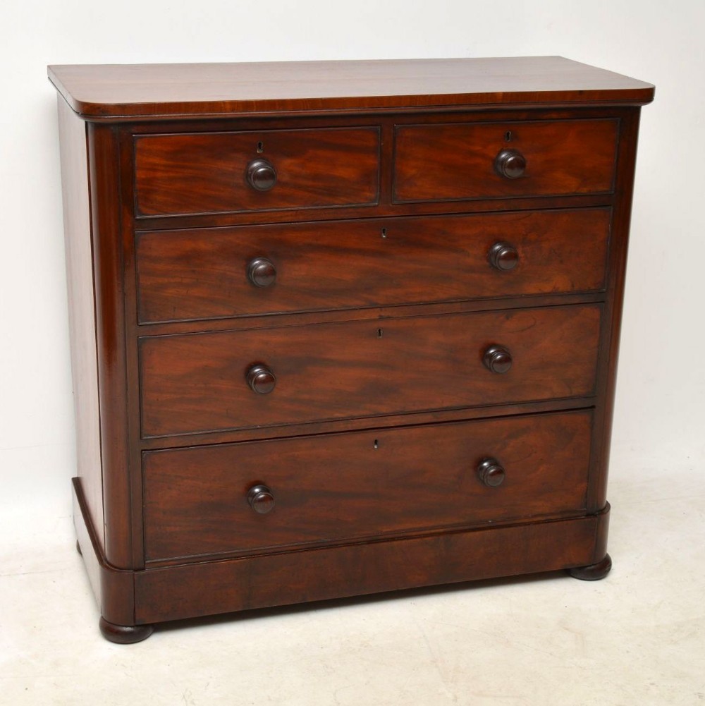 Antique Victorian Mahogany Chest of Drawers 