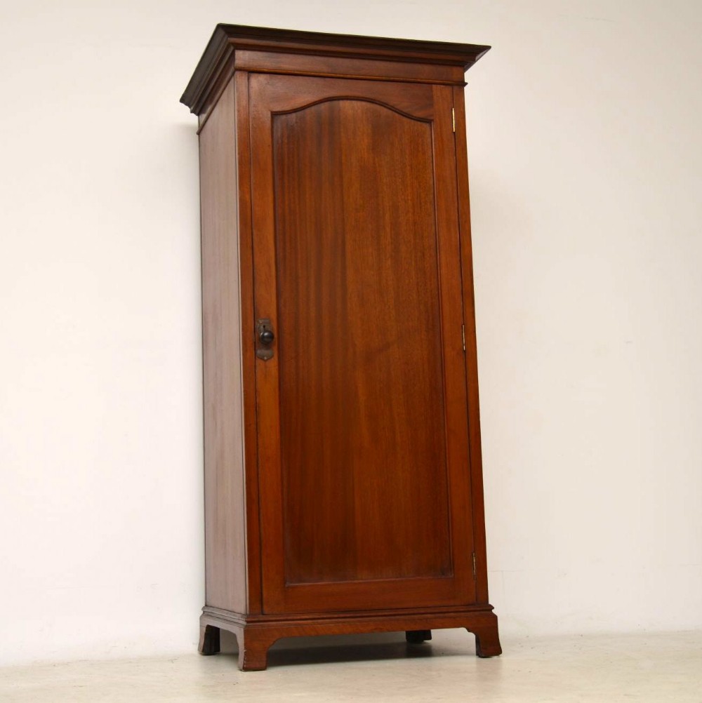  Antique Edwardian Mahogany Wardrobe