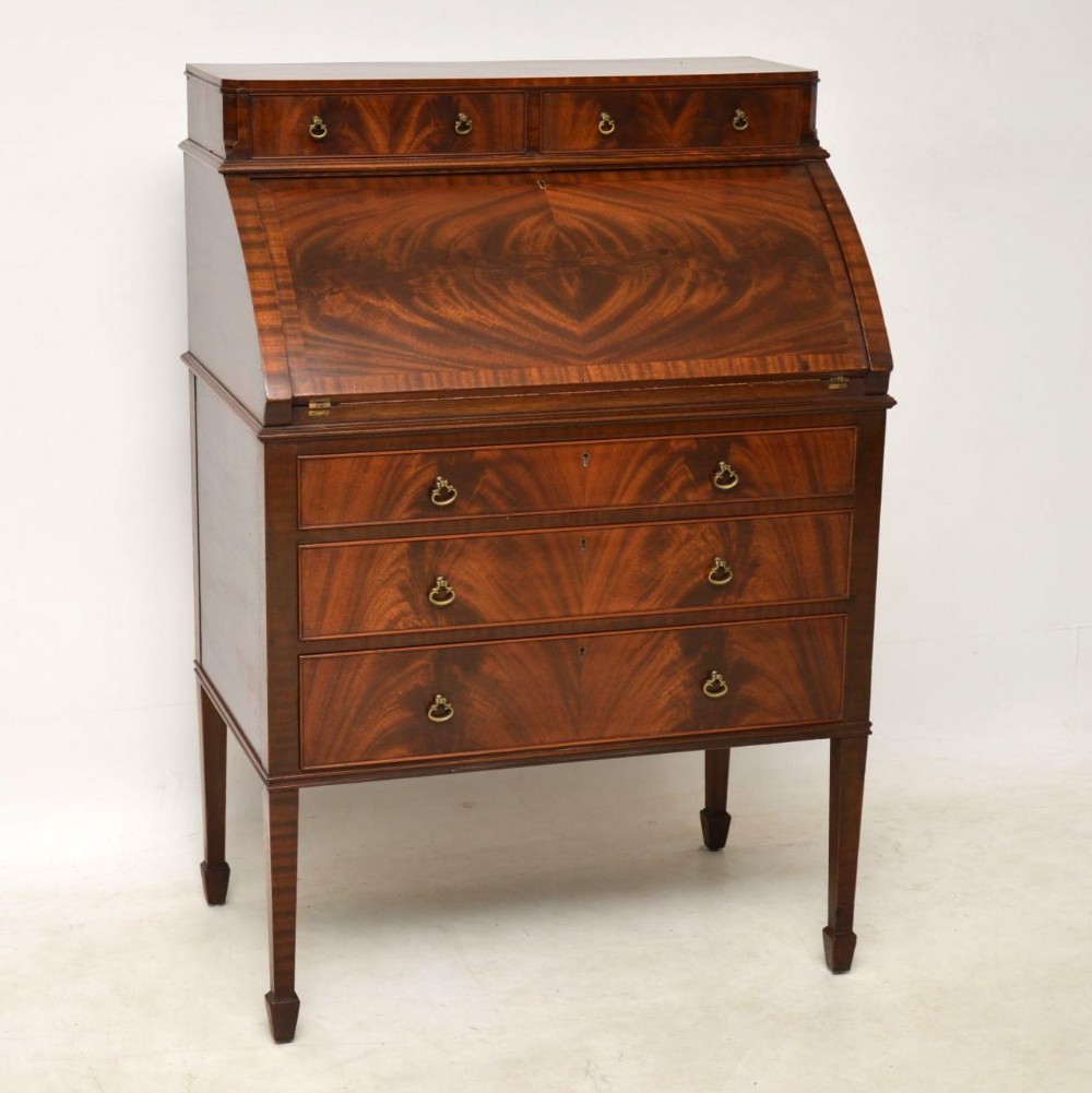 Antique Edwardian Mahogany Bureau
