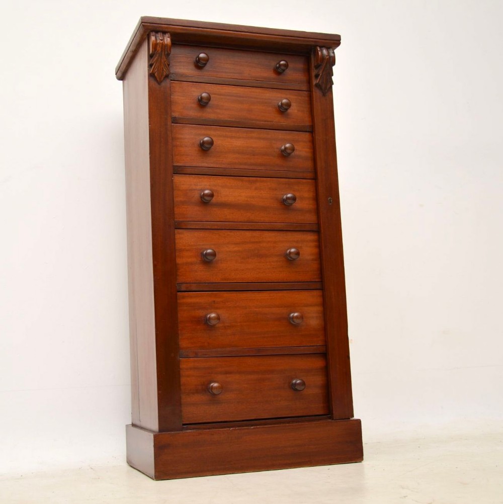Victorian Mahogany Wellington Chest of Drawers