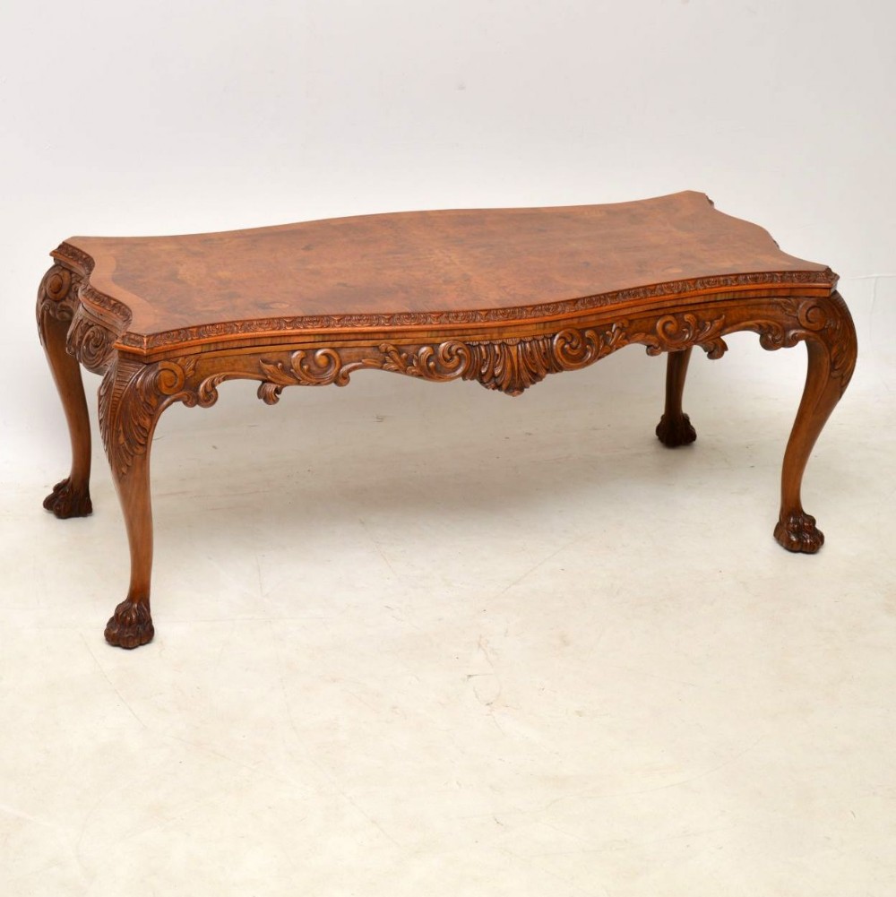  Antique Burr Walnut Coffee Table