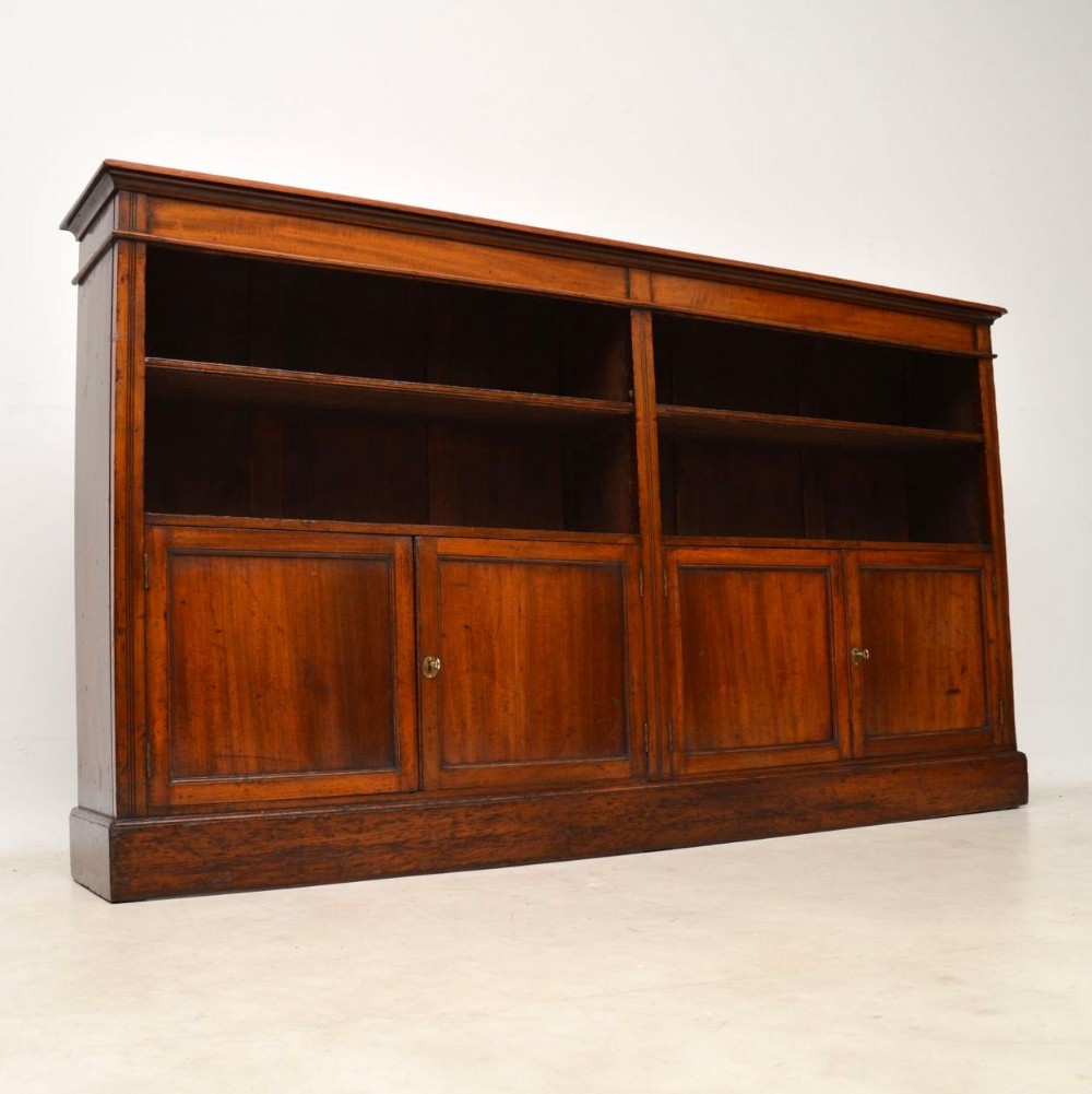 Antique Victorian Mahogany Bookcase