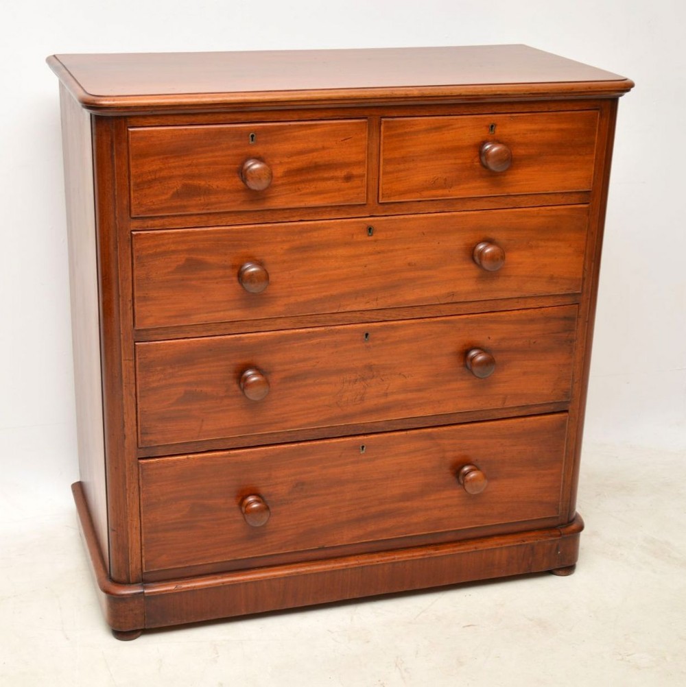 Antique Victorian Mahogany Chest of Drawers