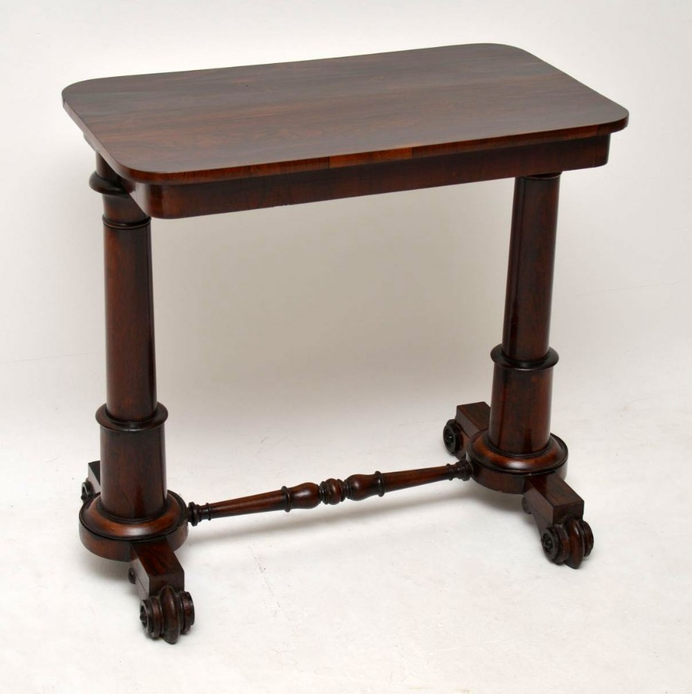 Antique William IV Rosewood Side Table