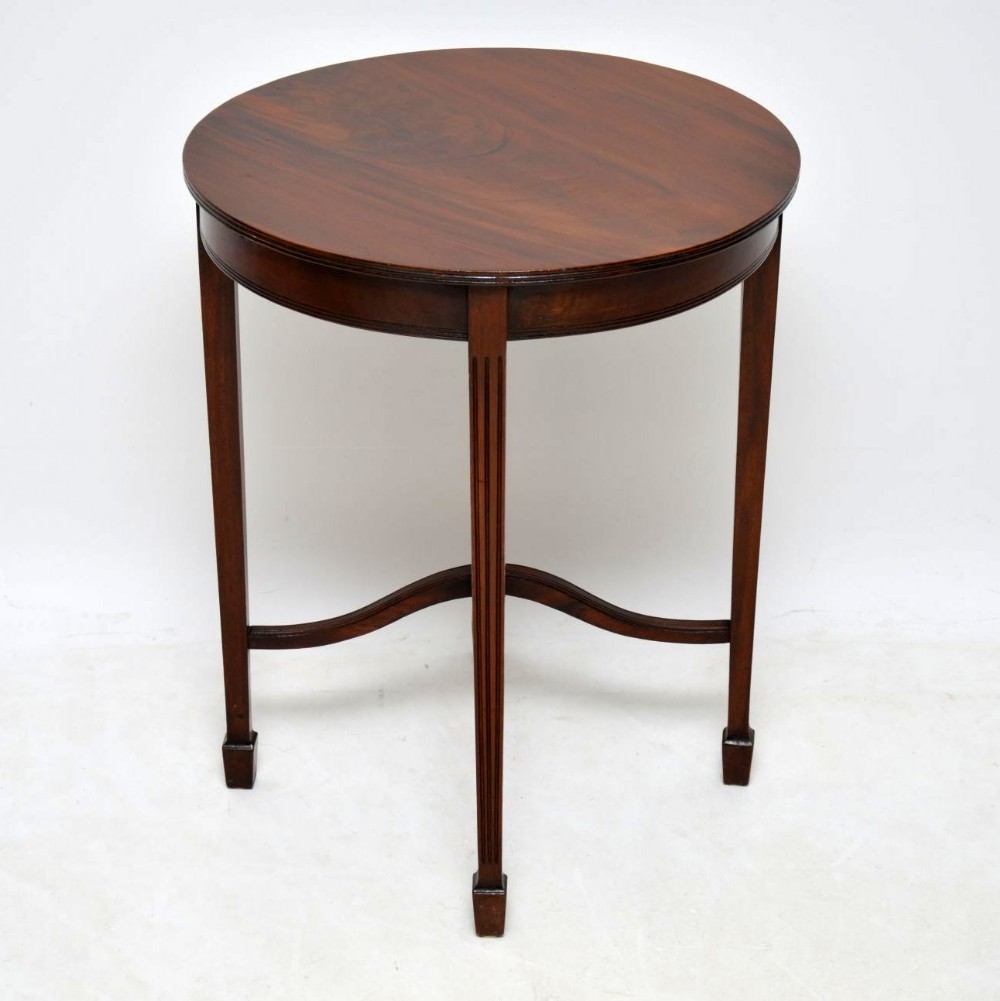  Antique Edwardian Mahogany Occasional Table