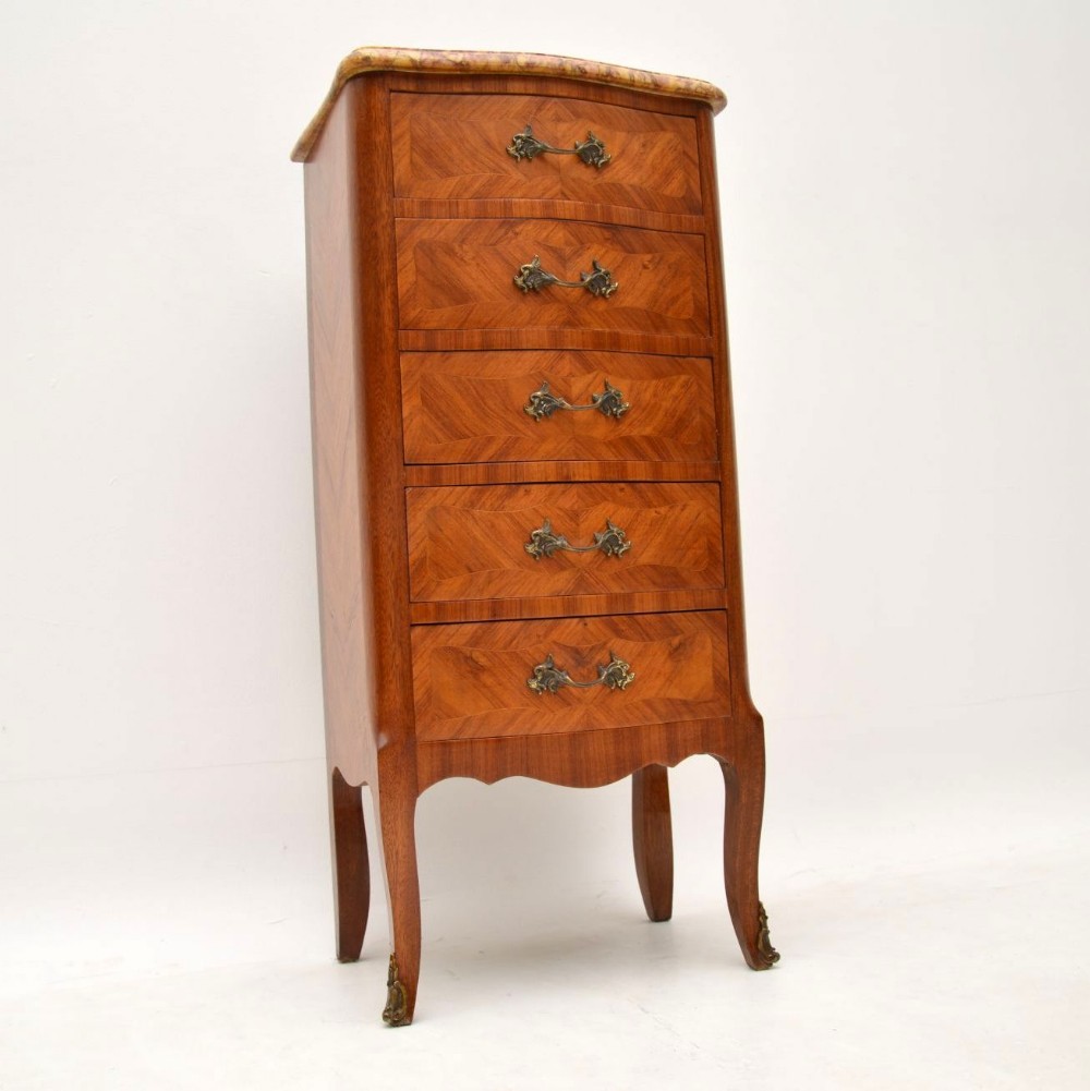 Antique French Marble Top Chest of Drawers