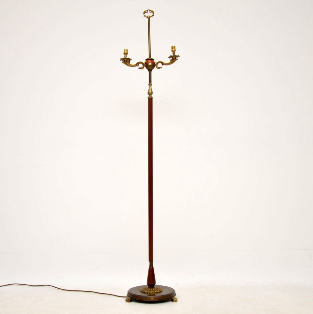 Antique French Gilt Metal Lamp