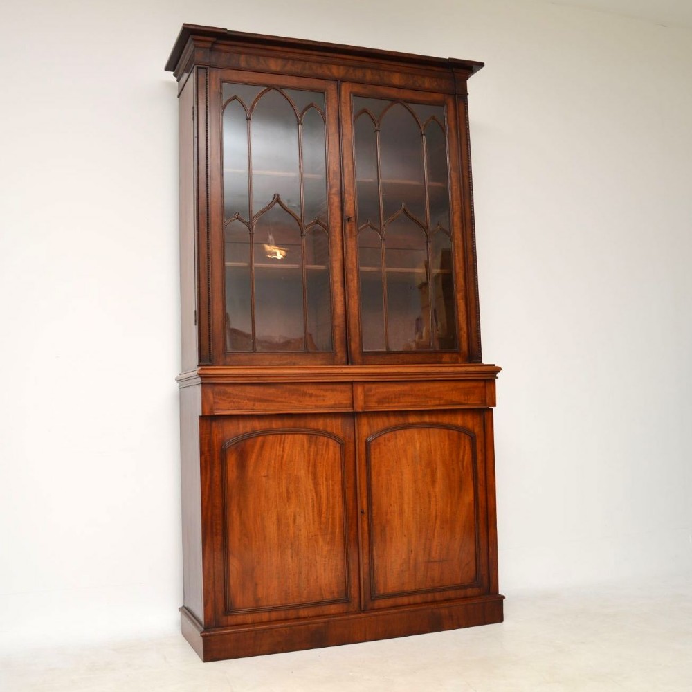 Antique George IV Mahogany Bookcase