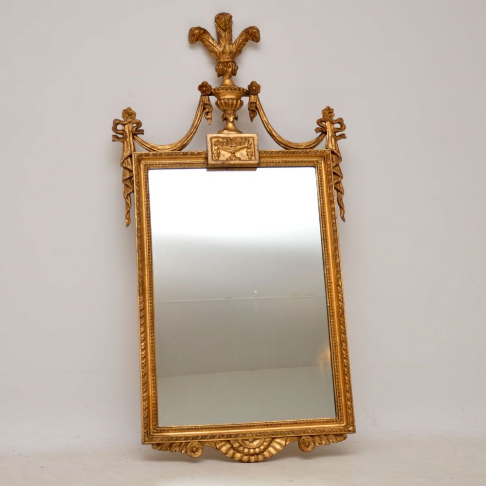 Antique Italian Gilt Wood Mirror