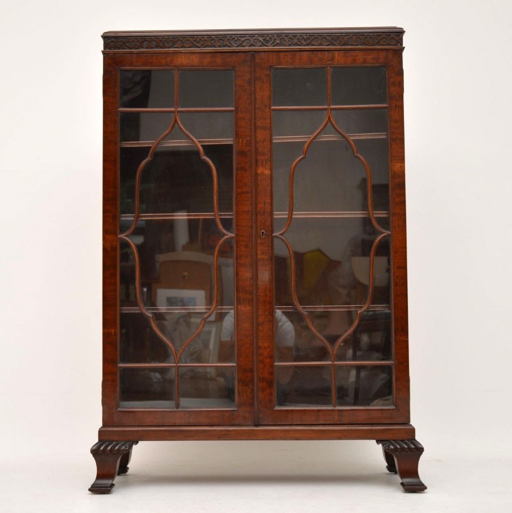 Antique Edwardian Mahogany Bookcase