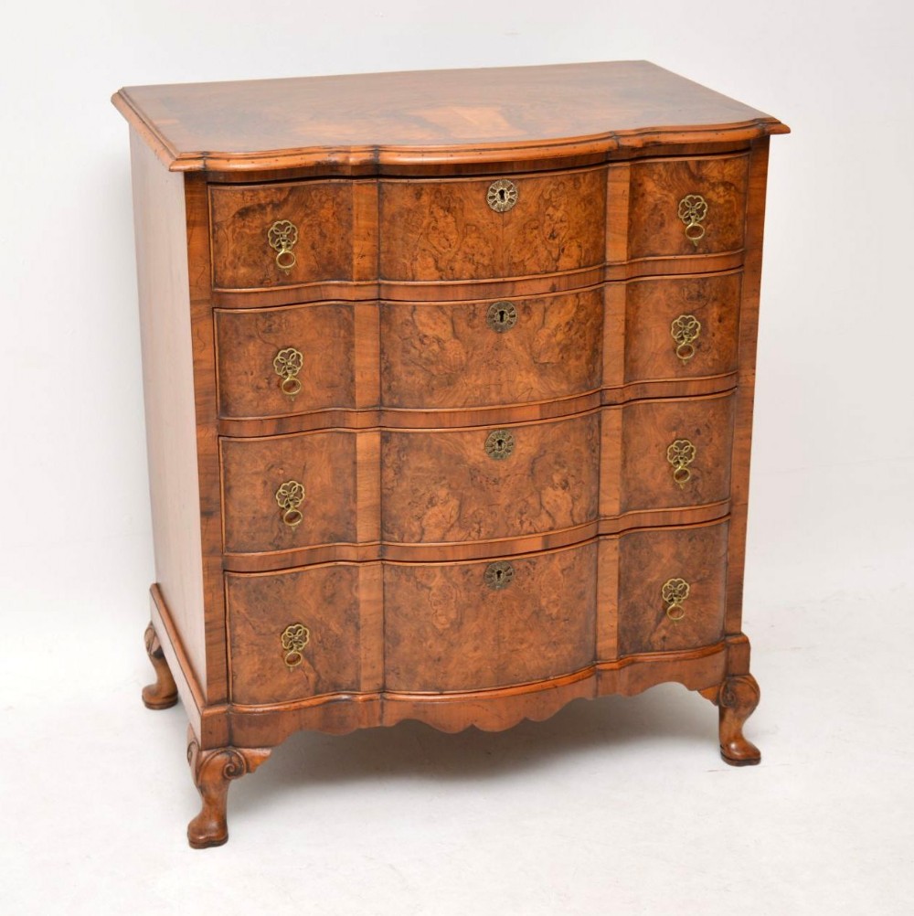 Antique Burr Walnut Chest of Drawers