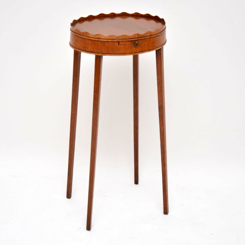 Antique George III Mahogany Kettle Stand 