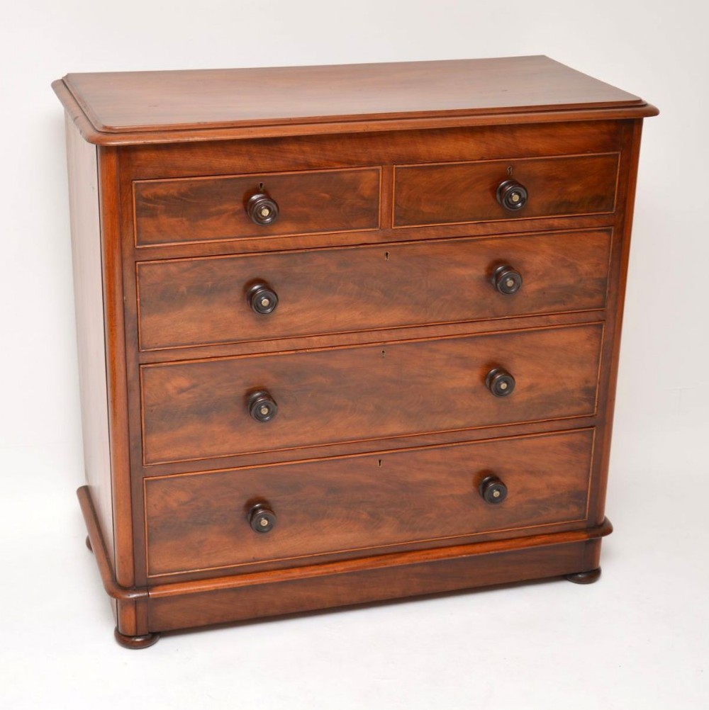 Antique Victorian Mahogany Chest of Drawers