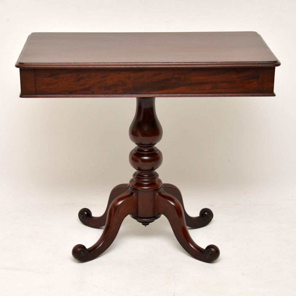 Antique Victorian Mahogany Console Table