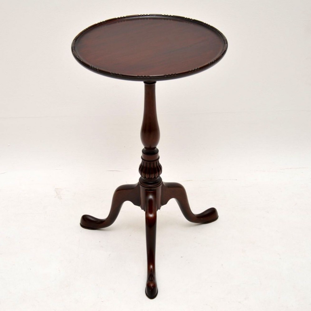 Small Antique Mahogany Wine Table