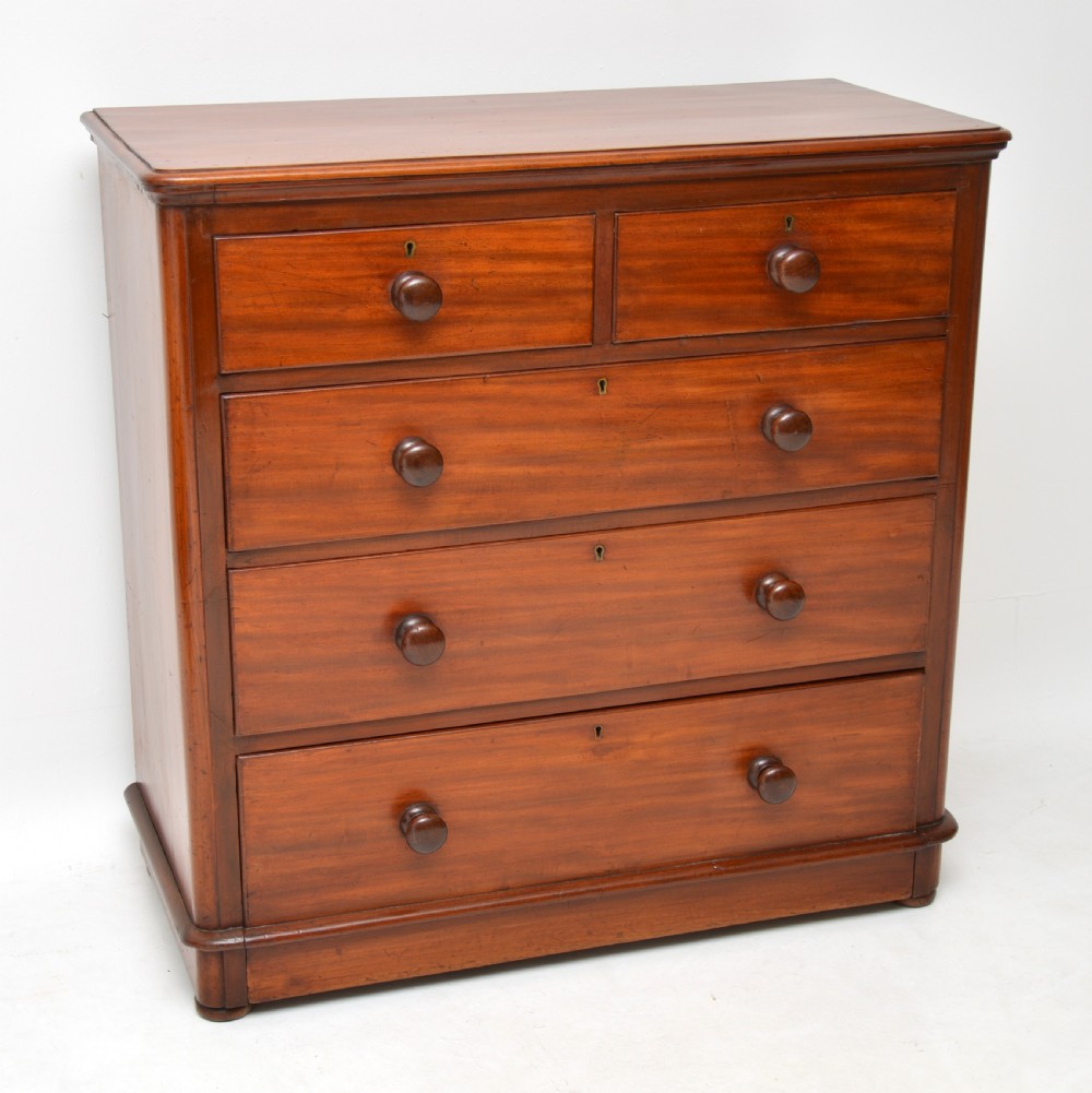 Antique Victorian Mahogany Chest of Drawers